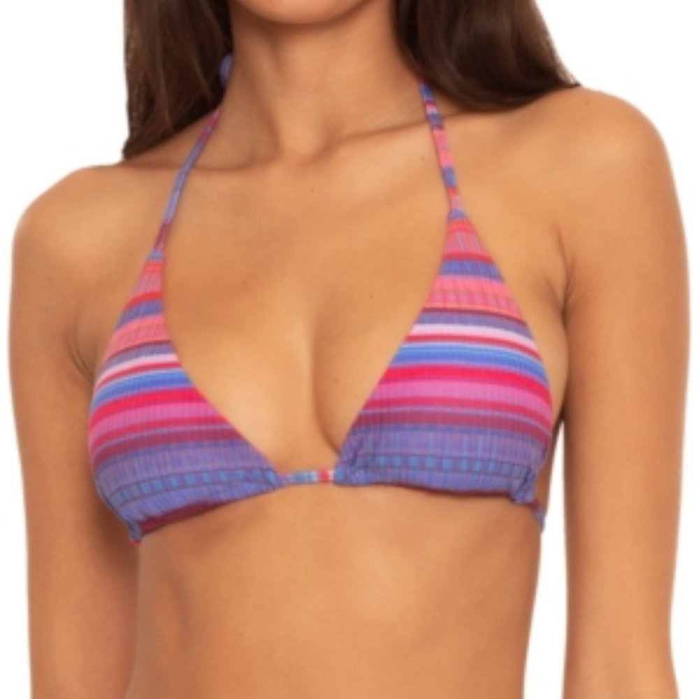 Becca Stripe Therapy Reversible Triangle Bikini Top